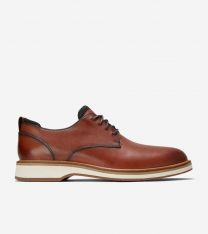 Cole Haan Osborn Grand 360 Plain Toe Oxford British Tan/Ivory - C33387