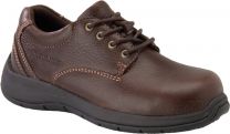 CAROLINA Women's Steel Toe Lace Up Oxford ESD Work Shoe Brown - CA1570