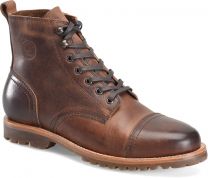 CAROLINA Men's Gold Cap Toe Boot Dark Brown - CA2401