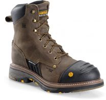 CAROLINA Men's 8" Production WorkFlex Composite Toe Waterproof Work Boot Dark Brown - CA2559