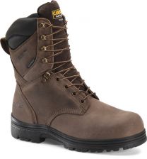 CAROLINA Men's 8" Surveyor Soft Toe Waterproof Insulated Work Boot Dark Brown - CA3034