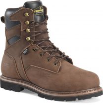 CAROLINA Men's 8" Gruntz Steel Toe Waterproof Work Boot Chocolate Brown - CA3599