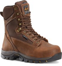 CAROLINA Men's 8" Forrest Soft Toe Insulated Waterproof Work Boot Dark Brown - CA4015