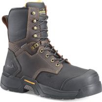 CAROLINA Men's 8" Barrett Waterproof SR HR EH Composite Toe Work Boot Dark Brown - CA5601