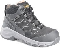 CAROLINA Women's Vya Mid Cut Composite Toe Waterproof EZ-Entry Hiker Work Boot Gray/Black - CA5677