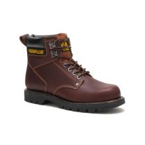 CATERPILLAR WORK Men's 6" Second Shift Steel Toe Work Boot Dark Brown - P89586