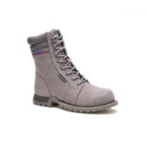 CATERPILLAR WORK Women's Echo Waterproof Steel Toe Work Boot Frost Grey - P90565