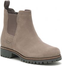 Chaco Women's Fields Chelsea Waterproof Boot Morel Brown Suede - JCH109286