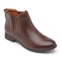 Cobb Hill Women's Crosbie Gore Boot Brown Leather - CI9331