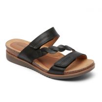 Cobb Hill Women's May Asymmetrical Slide Sandal Black - ML06175-UBL13 (CJ0725)