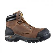 Carhartt Men's 6" Rugged Flex® Composite Toe Waterproof Work Boot Dark Brown Oil Tanned - CMF6380