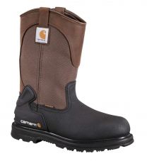 Carhartt Men's 11" Wellington Waterproof Steel Toe Leather Pull-On Work Boot CMP1259