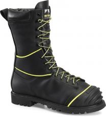 Matterhorn Men's 10” Lace-To-Toe Steel Toe Waterproof Insulated Internal Metatarsal Guard Work Boot Black - CV12000