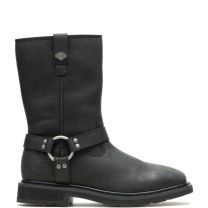 Harley-Davidson Men's 10" Altman Harness Engineer Boot Black - D93883
