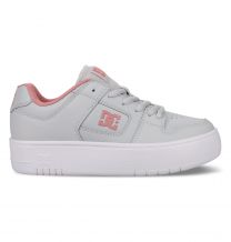 DC Shoes Women's Manteca 4 Platform Shoe Grey/Blush - DC01748020-GRYBSH