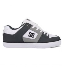 DC Shoes Men's Pure Skate Shoe Grey/Light Grey/White - DC01782027-GYLGWH