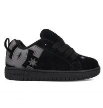 DC Shoes Unisex Kid's Court Graffik SE Skate Shoe Black/Grey - DC03276001-BLKGRY