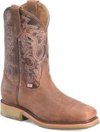 DOUBLE-H Men's 11" Clark Non-Metallic SR EH Soft Toe Roper Boot Tawny/Caramel - DH4675