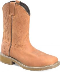 Double-H Boots Men's Jacob 10” Waterproof Wide Square Composite Toe Roper Work Boot Tan - DH5143