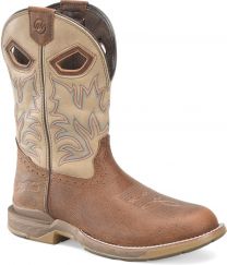 Double-H Boots Men's Prophecy 11" U Toe Roper Non-Metallic Soft Toe Work Boot Brown - DH5385