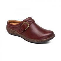 Aetrex Women's Libby Braided Clog Burgundy Leather - DM209W