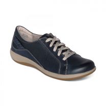 Aetrex Women's Dana Lace Up Oxford Navy - DM305W