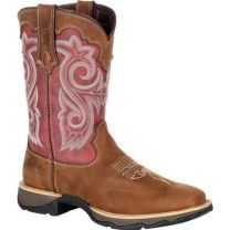 Durango Women's 10" Lady Rebel™ by Durango Western Boot Briar Brown/Rusty Red - DRD0349