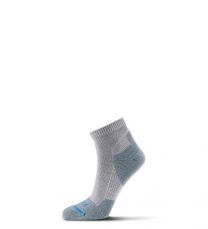 FITS Unisex Light Hiker Quarter Crew Socks Titanium - F1003-077