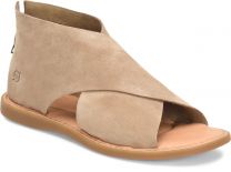 BORN Women's Iwa Sandal Taupe Suede (Beige) - F78017