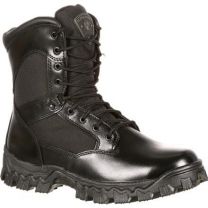 Rocky FQ0002165 8" Alpha Blk Waterproof Extra Wide 9.5 Duty Boots