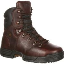 Rocky FQ0006115 8" STBrnMobil RWP MEDIUM 8 Work Boots Brown