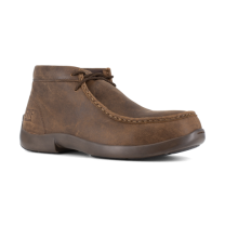 FRYE Supply Men's Safety-Crafted Utility Moc Composite Toe ESD Work Boot Brown - FR40702