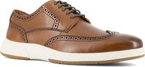 FLORSHEIM WORK Men's Flair SD Steel Toe Wingtip Dress Work shoe Brown - FS2623