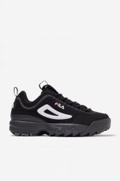 FILA Men's Disruptor 2 Sneaker Black/White/Red - FW01653-018