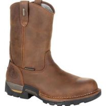 GEORGIA BOOT Men's 10" Eagle One Soft Toe Waterproof Pull-On Work Boot Brown - GB00314