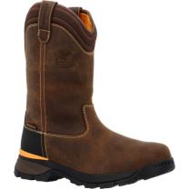 GEORGIA BOOT Men's 11" TBD (Tough Beyond Dispute) Soft Toe Waterproof Wellington Pull-On Work Boot Brown - GB00598