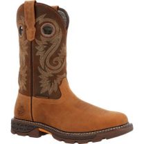 GEORGIA BOOT Men's 11" Carbo-Tec FLX Alloy Toe Waterproof Pull-On Work Boot Brown - GB00621