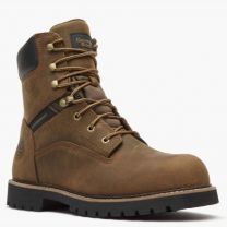 GEORGIA BOOT Men’s 8” Core 37 Waterproof Steel Toe Work Boot Brown - GB00674
