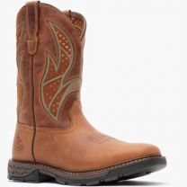 GEORGIA BOOT Men’s 11” Carbo-Tec FLX Pull-on with InsulKul™ Soft Toe Work Boot Brown - GB00702