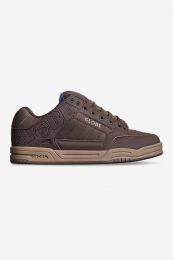 Globe Men's Tilt Skate Shoe Brown/Blue/Tartan - GBTILT-29135