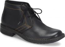 Born Men's Harrison Boots Black Full Grain Leather - H32703
