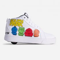 Heelys Men's Racer Mid South Park Shoes White/Black/Yellow - HES10670M-WHBKYW