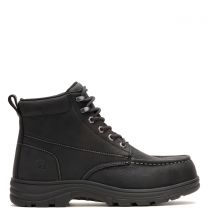 HYTEST Men's 6" Knox 2 Moc Toe Steel Toe Work Boot Black- K13280