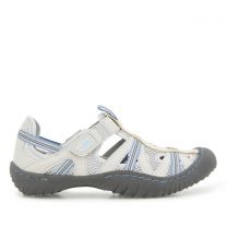 JBU Women's Regional Water Ready Oxford Sandal Light Grey/Stone Blue - B5RGL26