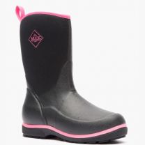 Muck Boot Company Unisex Kids' Element Waterproof Insulated Boot Black/Pink - KEL401