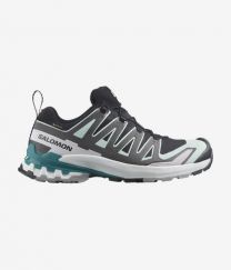 Salomon Women's XA Pro 3D V9 GORE-TEX Trail Running Shoe Black/Bleached Aqua/Harbor Blue - L47119100