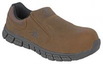 Moxie Trades Women's Mary Composite Toe ESD Slip-On Work Shoe Brown - MT23026