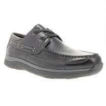 Propet Men's Pomeroy Boat Shoe Black - MCA082LBLK