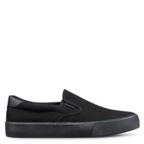 Lugz Men’s Clipper Slip-On Wide Sneaker Black/Black - MCLPRWC-0055