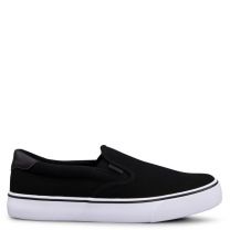 Lugz Men’s Clipper Slip-On Wide Sneaker Black/White - MCLPRWDC-060